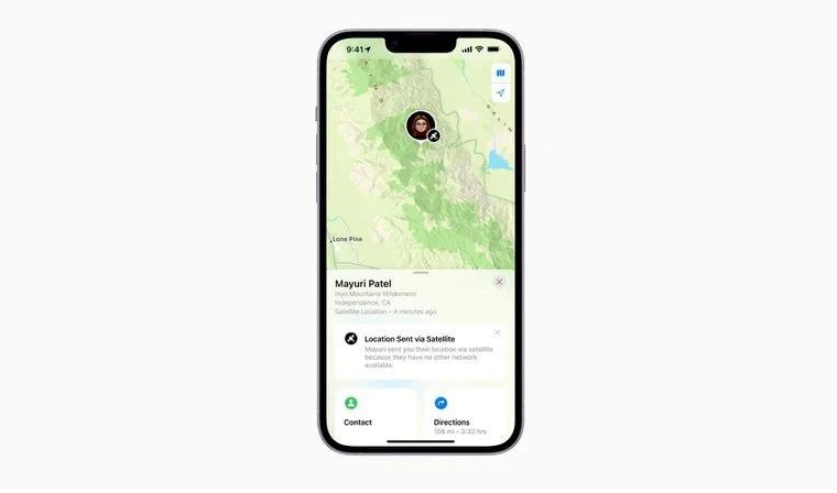 鄱阳苹果14维修分享iPhone14系列中 FindMy功能通过卫星分享位置方法教程 